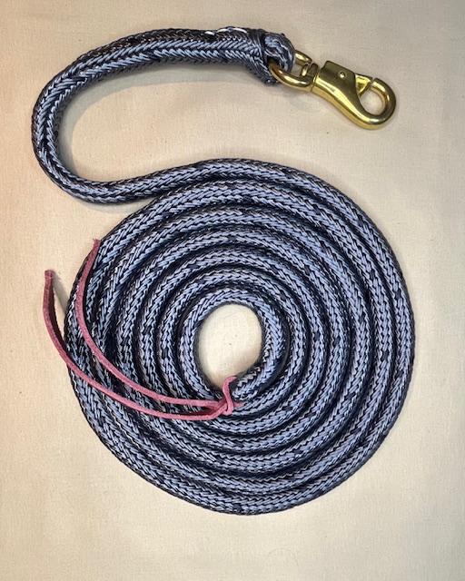 Bild Artikel EQS Horsemanseil 3,7m Messing Bullsnap taubenblau