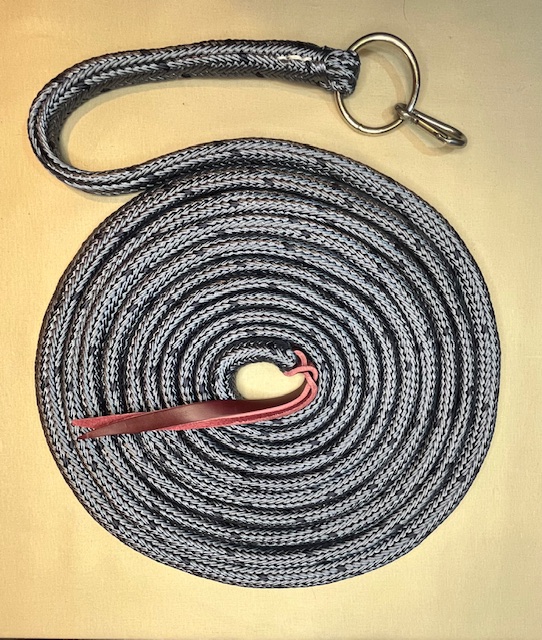 Bild Artikel EQS Horsemanseil 6,7m mit Ring taubenblau