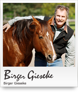 Birger Gieseke mit Pferd Birger Gieseke mit Pferd